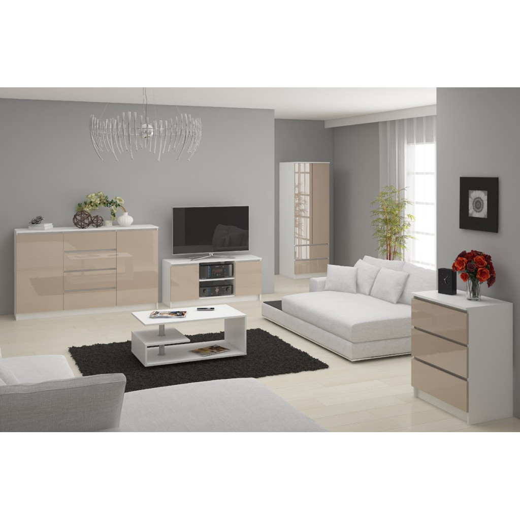 KOMODA RTV K120 2D 1P METALIK AKRYL WYSOKI POŁYSK KOMODA RTV K120 2D 1P METALIK AKRYL WYSOKI POŁYSK