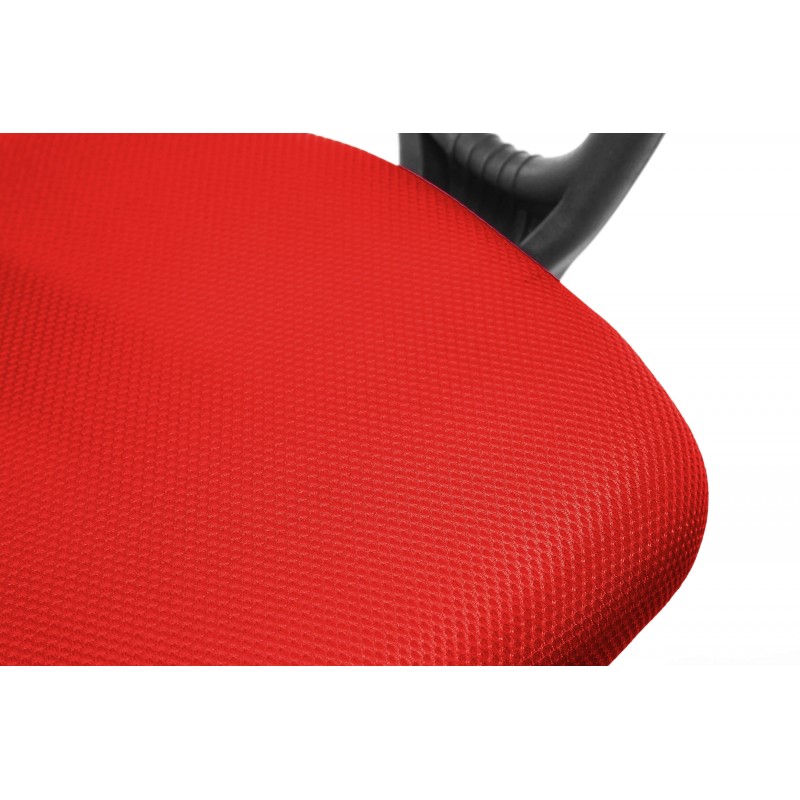 Fotel dziecięcy FD-3 materiałowy - Czerwony materiał