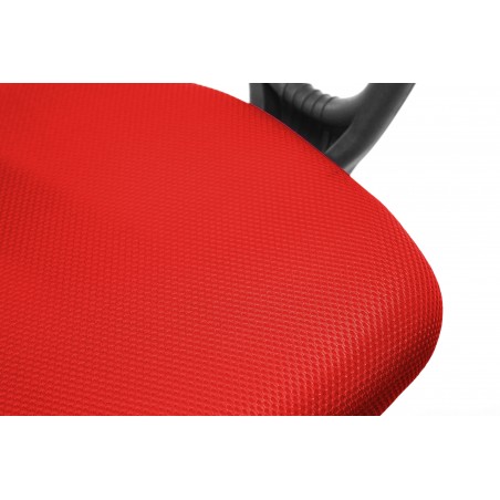 Fotel dziecięcy FD-3 materiałowy - Czerwony materiał