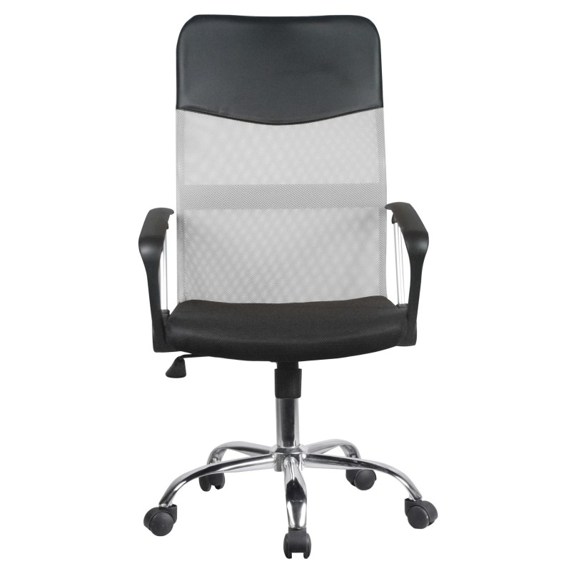 Fotel biurowy OCF-7 materiałowy - Szary przód