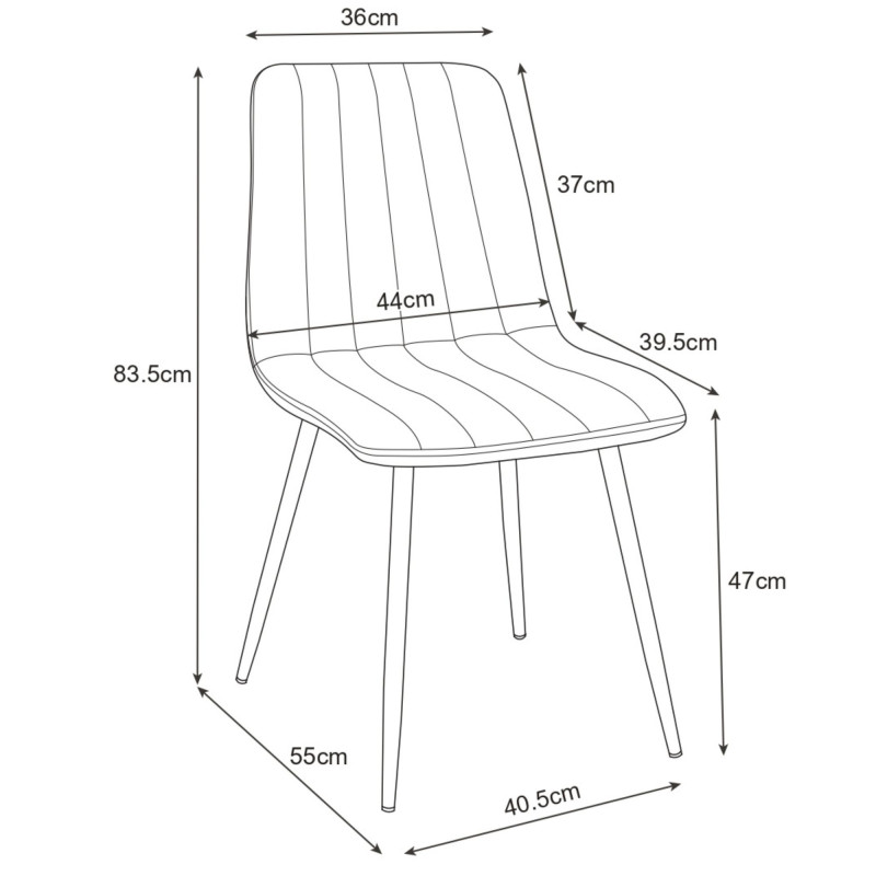 2x Welurowe krzesło tapicerowane pikowane SJ.9 Butelkowa Zieleń wymiary