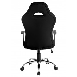 Fotel biurowy obrotowy ergonomiczny - Czarno niebieski