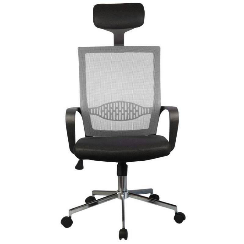 Fotel biurowy OCF-9 materiałowy - Szary