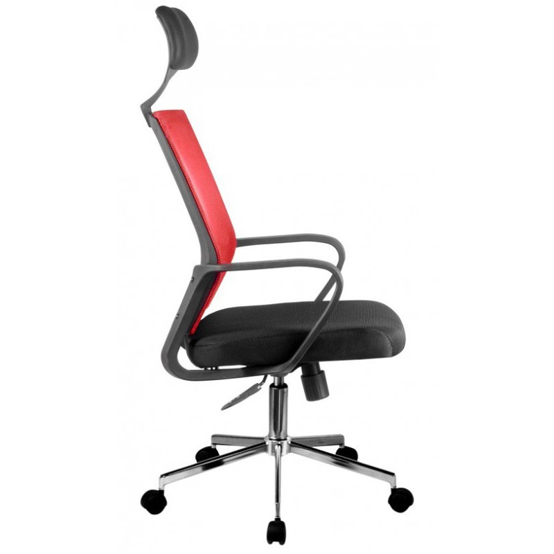 Fotel biurowy OCF-9 materiałowy - Czerwony