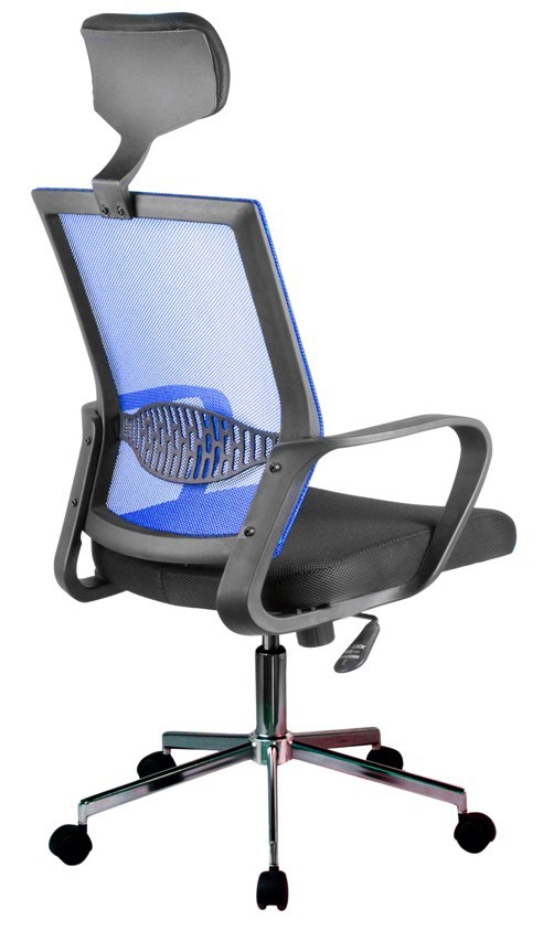 Dimensions 3D - Fauteuil du bureau mesh AKORD OCF9 Bleu - AKORD Meubles