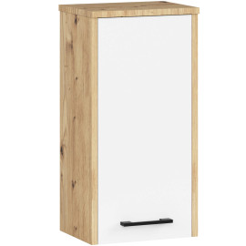 SZAFKA ŁAZIENKOWA WISZĄCA FIN W 30 cm DĄB ARTISAN / BIAŁA