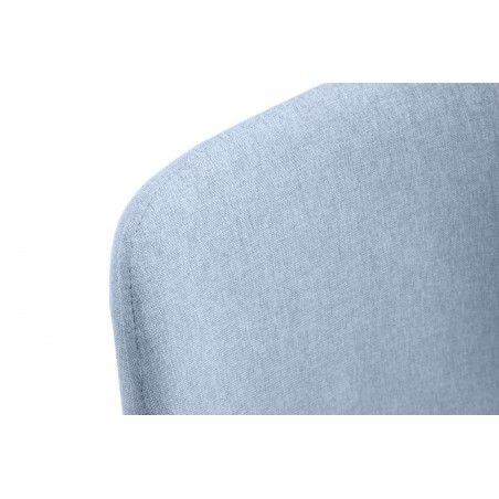 krzesło tapicerowane materiałowe SJ.0159 Niebieskie zbliżenie na materiał