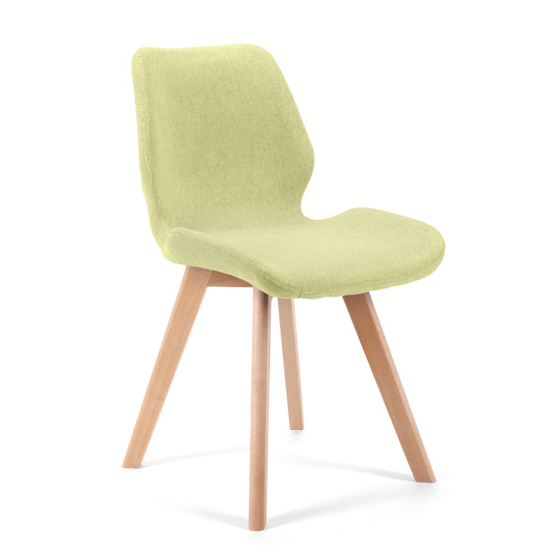 krzesło tapicerowane materiałowe SJ.0159 Zielone