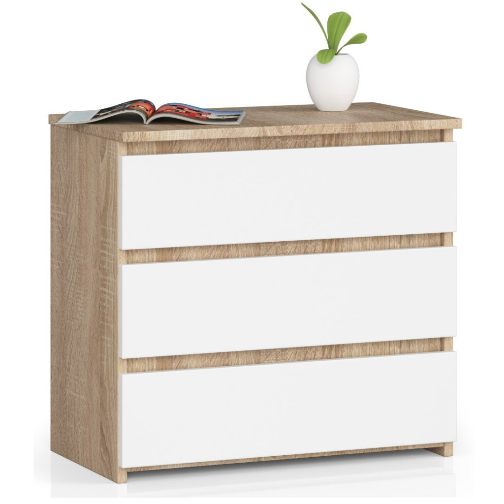 SZAFKA NOCNA CL3 60 cm SONOMA / BIAŁA